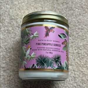 Bath & Body Works Pink Pineapple Sunrise Scented Candle